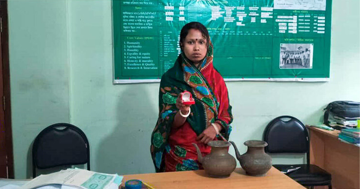 গৃহবধূর শখের বদনা ও আংটি-নাকফুল ফেরত পেলেন