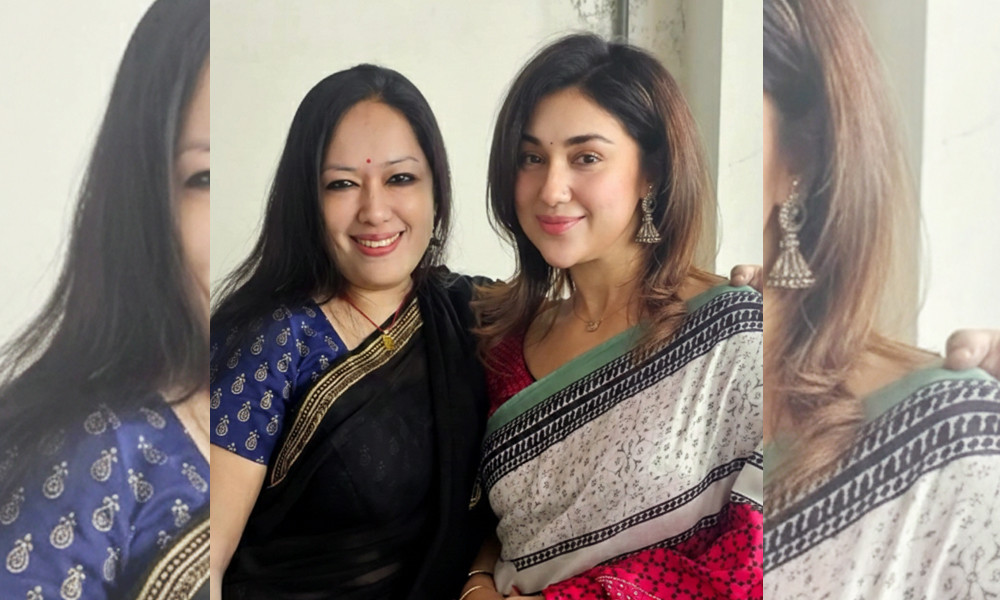 রুমিন ফারহানার সঙ্গে ছবি শেয়ার করে যা লিখলেন অপু বিশ্বাস