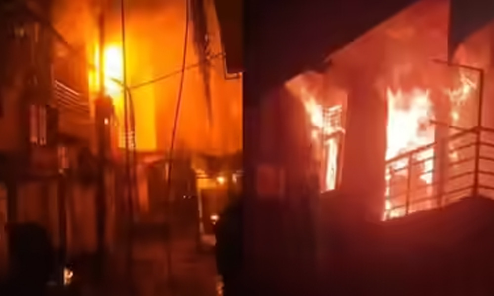 মধ্যরাতে দিল্লিতে ভয়াবহ আগুন, ৪তলা ভবনে ৯ মৃত্যু