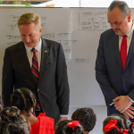 সুরভি স্কুলে মার্কিন বিশেষ দূতের পরিদর্শন, শিশু শিক্ষা ও স্বাস্থ্য খাতে সহযোগিতা জোরদারের বার্তা