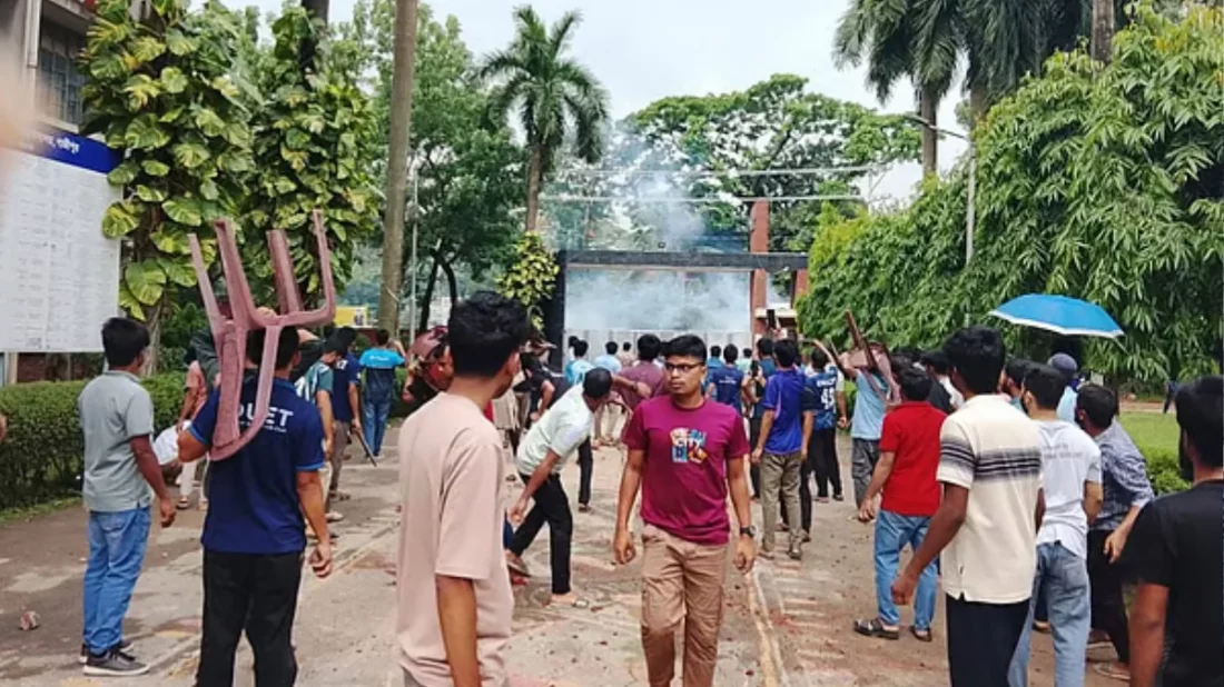 নতুন ভিসি নিয়োগ ঘিরে ডুয়েটে সংঘর্ষ, আহত অন্তত ১৫