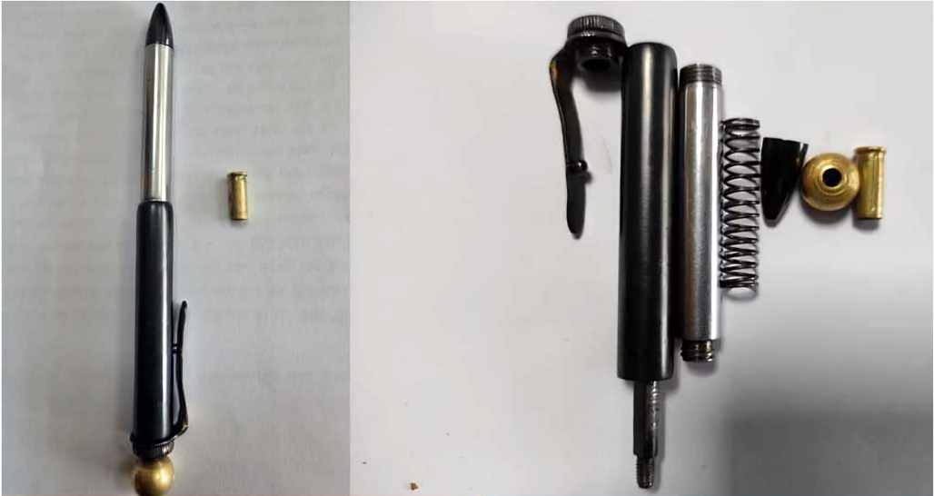 ঢাকায় উদ্ধার হলো দেশের প্রথম ‘পেনগান’ কলমসদৃশ আগ্নেয়াস্ত্র