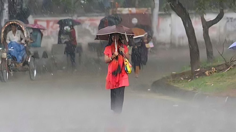 তীব্র গরমের পর রাজধানীতে স্বস্তির বৃষ্টি, কালবৈশাখীর শঙ্কা আবহাওয়া অফিসের