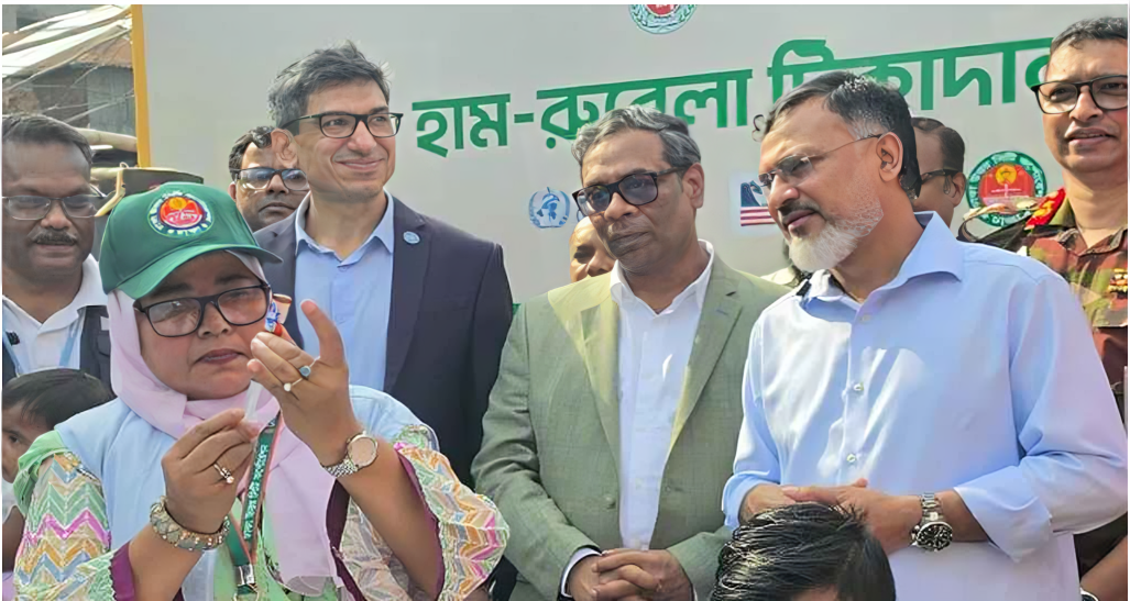 রাজধানীতে হাম-রুবেলা টিকাদান ক্যাম্পেইন শুরু