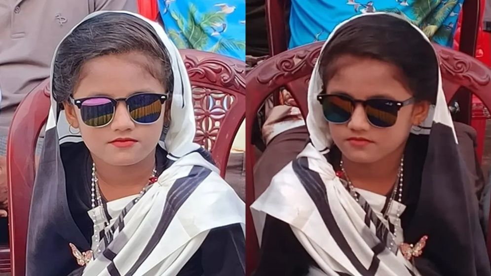 খালেদা জিয়ার মতো সাজে কে এই শিশু?