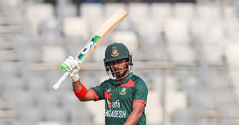 পাকিস্তানের বিপক্ষে তানজিদের দুরন্ত সেঞ্চুরি