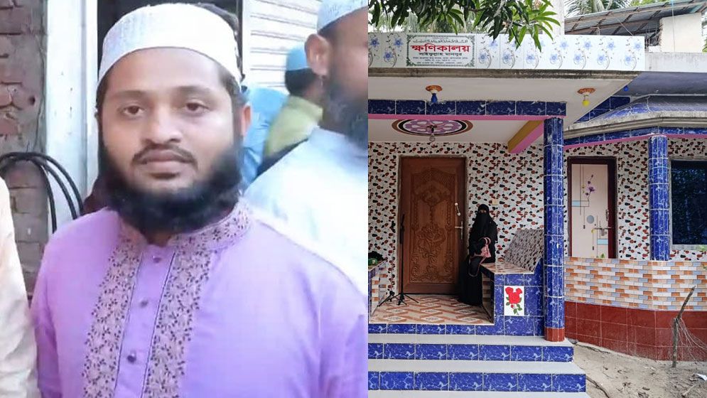ভোলার চরফ্যাশনে স্ত্রীর স্বীকৃতি পেতে জামায়াত নেতার বাড়িতে নারীর অনশন