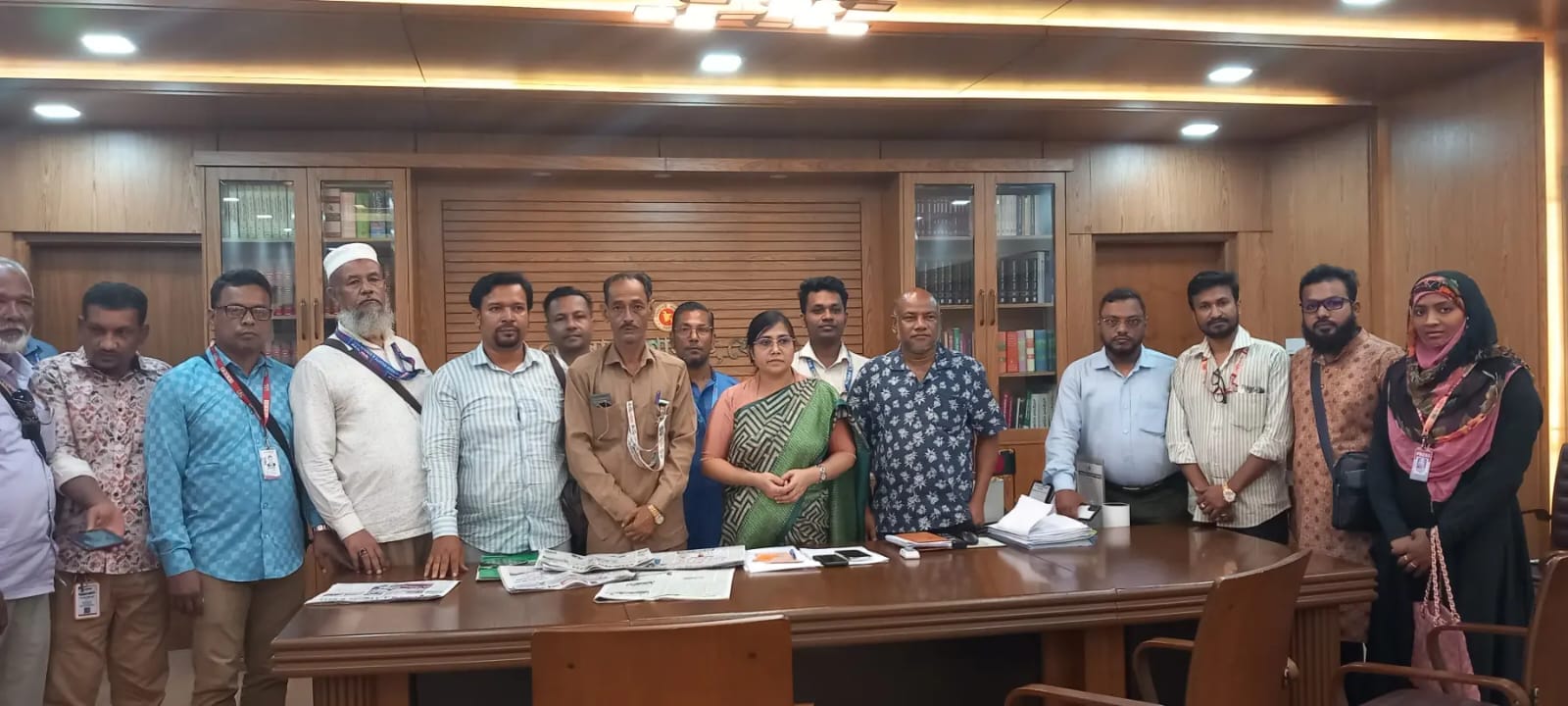 ফেনীতে ডিসি'র সাথে বিএমইউজে সাংবাদিকদের মতবিনিময়