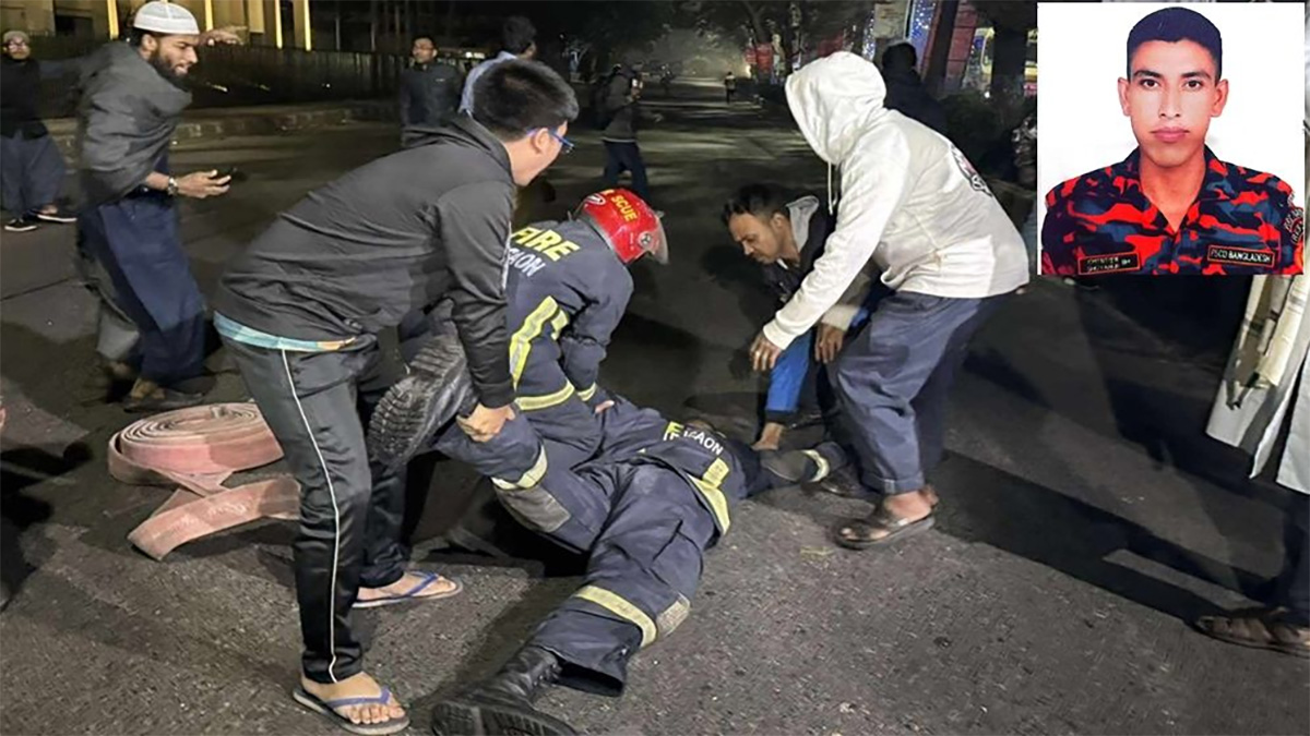 সচিবালয়ে আগুন নেভাতে গিয়ে ট্রাকচাপায় ফায়ার সার্ভিসের সদস্য নিহত