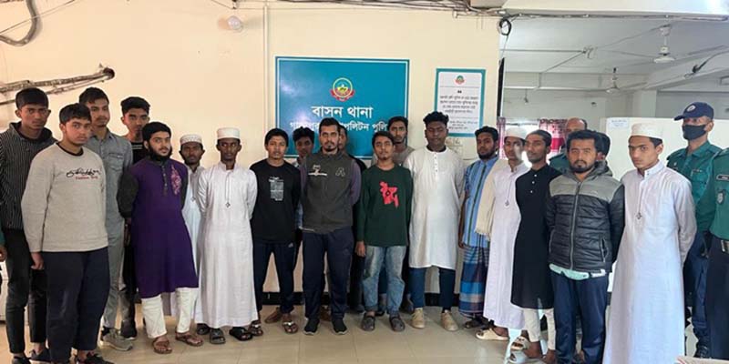 বাসনে শিবিরের ২০ নেতাকর্মী গ্রেফতার