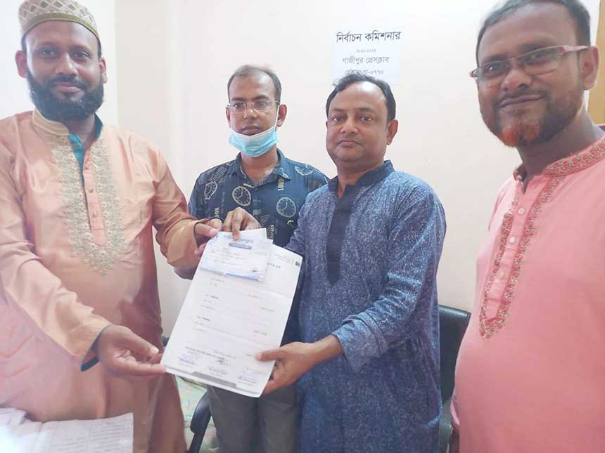 গাজীপুর প্রেসক্লাবের কার্যনির্বাহী পরিষদ নির্বাচনের মনোনয়ন ফরম বিক্রয় শুরু