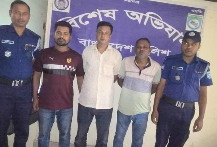 হাতীবান্ধায় সাবেক ভাইস চেয়ারম্যান মিরুসহ আটক ৩