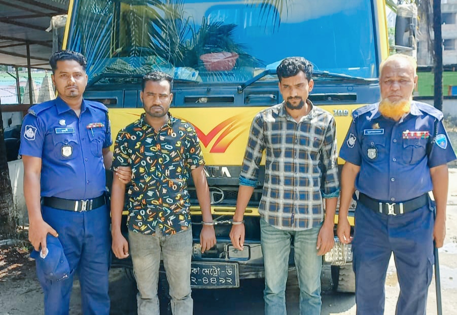সোনাইমুড়ীতে ব্যবসায়ীর ছিনতাইকৃত কাঁচামাল বিক্রির টাকাসহ আটক ২
