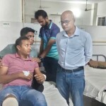 পাঁচবিবিতে পুলিশের এসআই আলমগীর হোসেনকে ছুরিকাঘাত