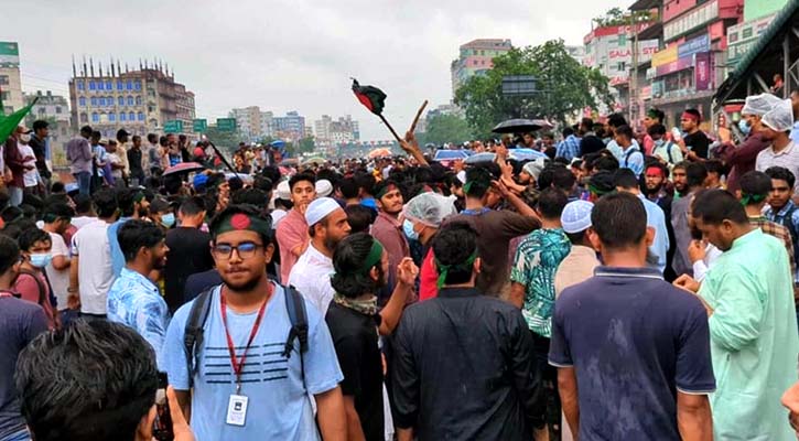 যাত্রাবাড়ীতে ঢাকা-চট্টগ্রাম মহসড়ক অবরোধ, যান চলাচল বন্ধ