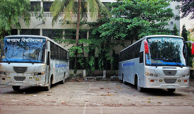 বিশ্ববিদ্যালয় বাসে গঠন করা যাবে না কমিটি, জবি পরিবহন দপ্তর