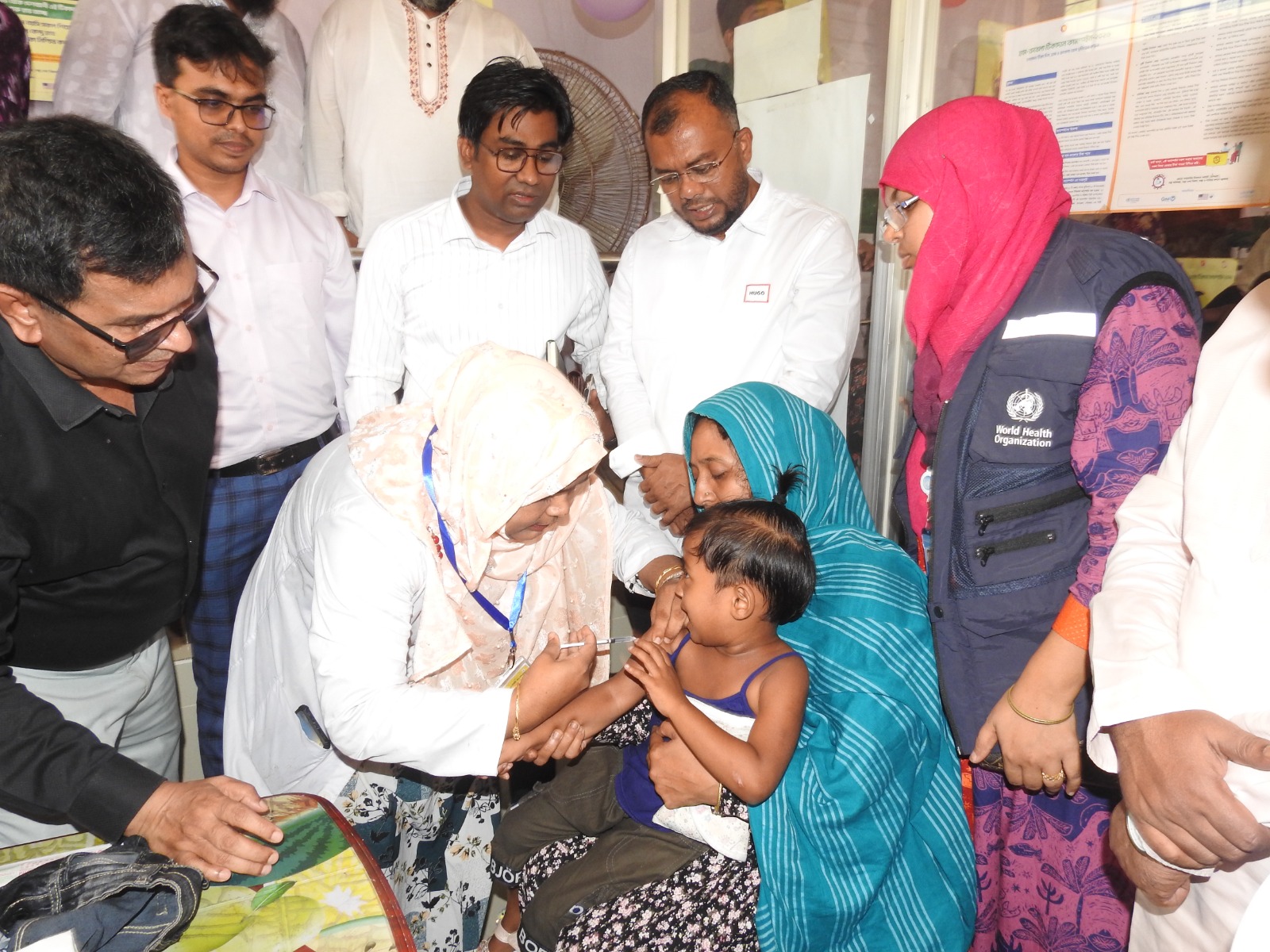 কুমিল্লায় ৪৮ হাজার শিশু পাবে হাম-রুবেলার টিকা, উদ্বোধন করলেন প্রশাসক টিপু