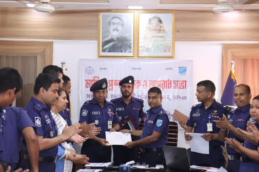 গাজীপুরের শ্রেষ্ঠ ওসি কালিয়াকৈর থানার আকবর আলী খান