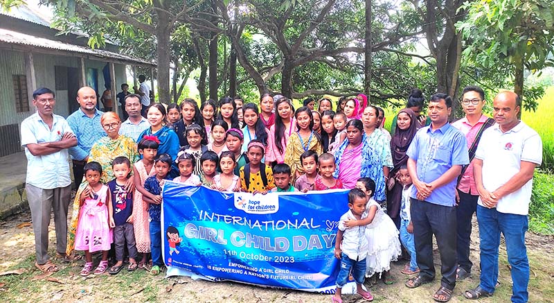 কালিয়াকৈরে আন্তর্জাতিক কন্যা শিশু দিবস পালন