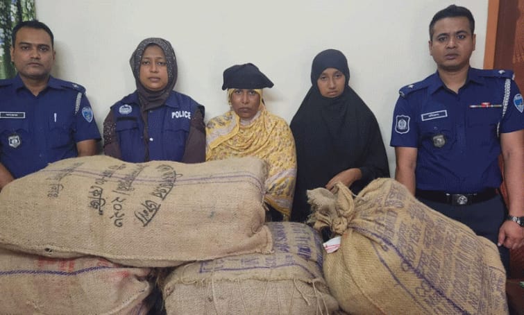 কুমিল্লায় চল্লিশ কেজি গাঁজাসহ দুই মাদক ব্যবসায়ী আটক