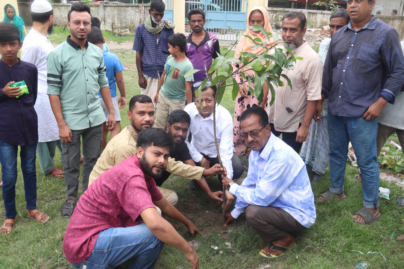 ময়মনসিংহে আন্তর্জাতিক মানবাধিকার সাংবাদিক সংস্থা’র বৃক্ষরোপণ