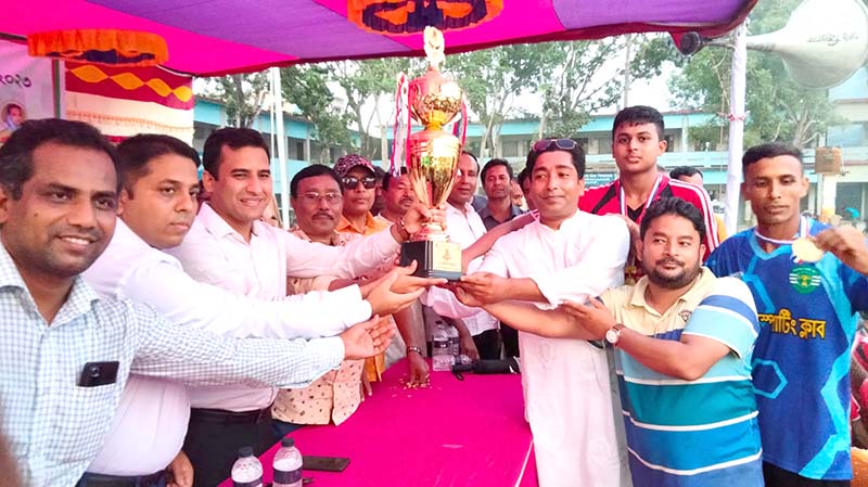 পাংশায় বঙ্গবন্ধু শেখ মুজিবুর রহমান গোল্ডকাপ টুর্নামেণ্টের ফাইনাল অনুষ্ঠিত
