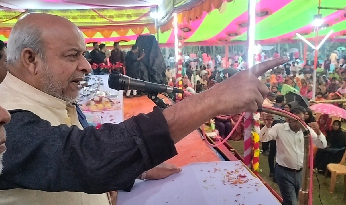 পাংশায় এমপি জিল্লুল হাকিমের জনসভা