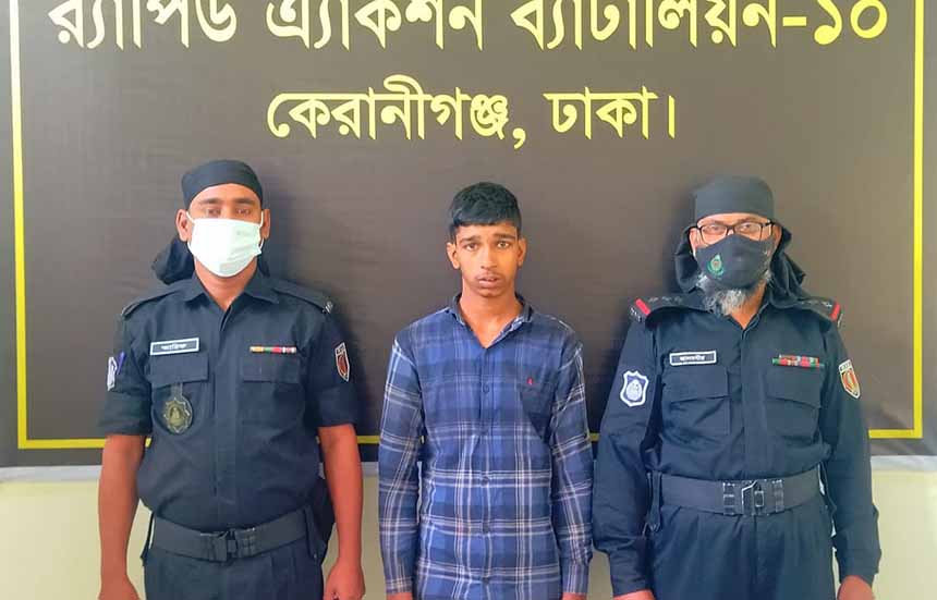 মাওনায় ৬ বছরের ছেলে শিশু ধর্ষণ মামলার পলাতক আসামী শাকিল গ্রেফতার