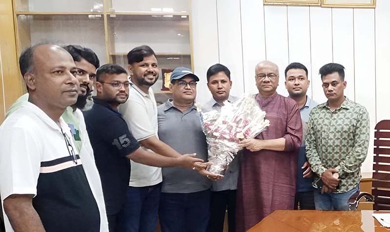 রংপুর জেলা পরিষদের চেয়ারম্যানের জেলা মোবাইল ব্যবসায়ী সমিতির শুভেচ্ছা