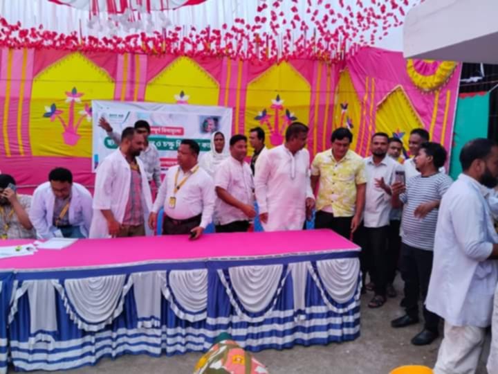 সৈয়দপুরে  ৪১৬ জন রোগীকে বিনামূল্যে চক্ষুসেবা প্রদান