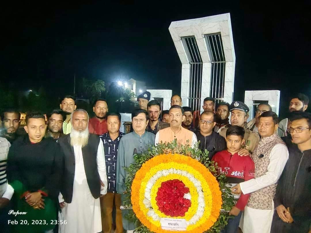 সালথায় যথাযোগ্য মর্যাদায় জাতীয় শহীদ দিবস পালিত
