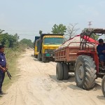 ভেড়ামারার ফেরিঘাটে অবৈধ বালু উত্তোলন বন্ধে প্রশাসনের অভিযান