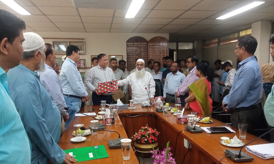 বাখরাবাদ গ্যাস কর্তৃপক্ষের সাথে সংসদ সদস্য মনিরুল হক চৌধুরীর মতবিনিময়