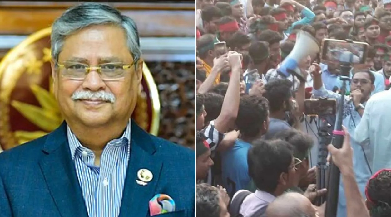 রাষ্ট্রপতির পদত্যাগসহ ৫ দাবি বৈষম্যবিরোধী ছাত্র আন্দোলনের