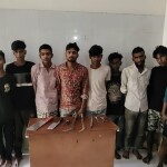 বাসনে ডাকাতির প্রস্তুতিকালে দেশীয় অস্ত্রসহ গ্রেফতার ১০