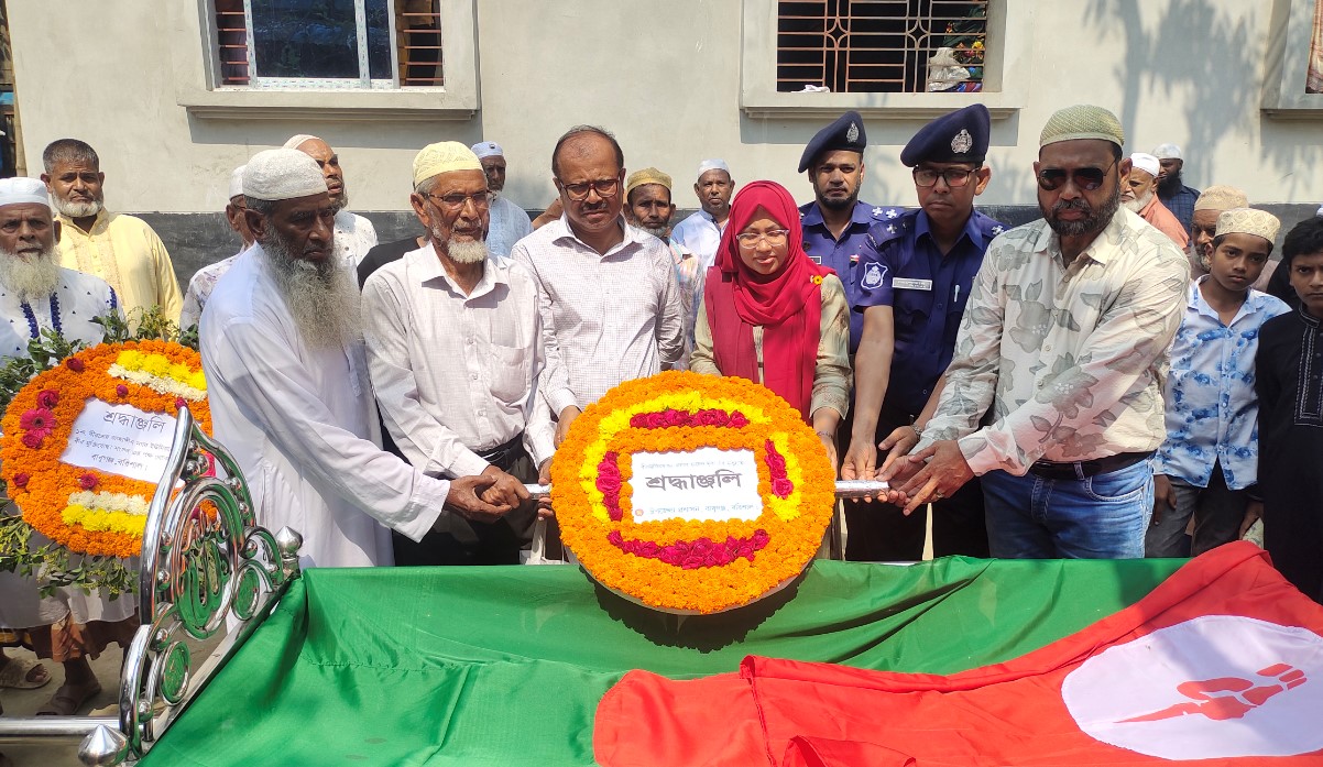রাষ্ট্রীয় সম্মাননায় চিরনিদ্রায় শায়িত হেযবুত তওহীদ সদস্য মুক্তিযোদ্ধা হাছেন আলী মৃধা