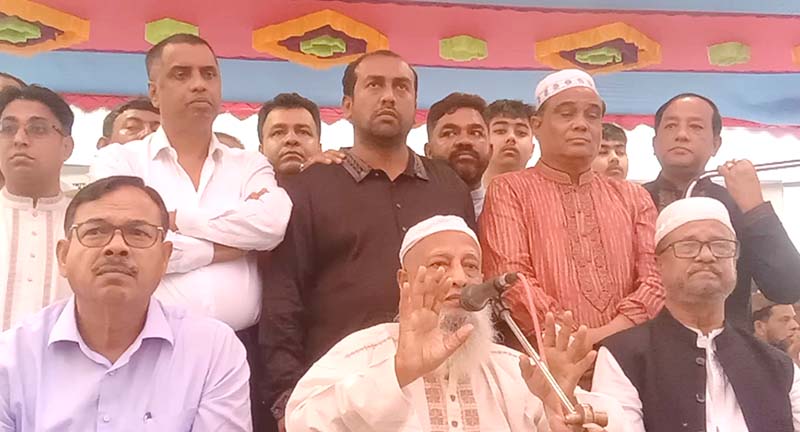 শিবপুর উপজেলা চেয়ারম্যানকে হত্যাচেষ্টায় জড়িতদের গ্রেফতারের দাবিতে প্রতিবাদ সমাবেশ