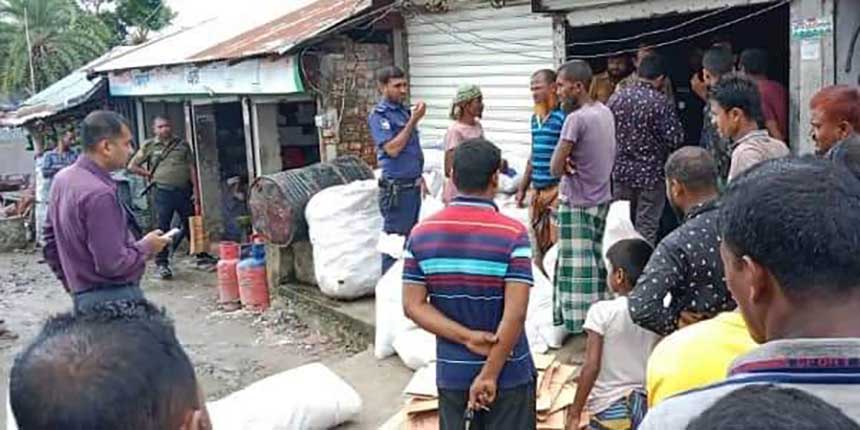 তালতলীতে টিসিবির পণ্য দোকানে মজুত করায় ব্যবসায়ীকে কারাদণ্ড