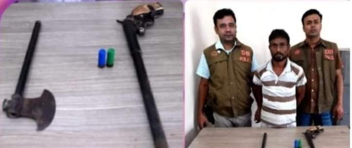 কুষ্টিয়ার দৌলতপুরে অস্ত্রসহ আটক ১