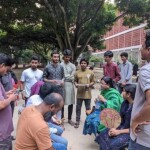 রাবিতে স্ক্যাবিস সচেতনতায় হেলথ অ্যান্ড ফুড সেফটি অ্যাসোসিয়েশনের লিফলেট বিতরণ