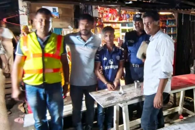 নেছারাবাদে মাদকসেবীর এক মাসের কারাদণ্ড
