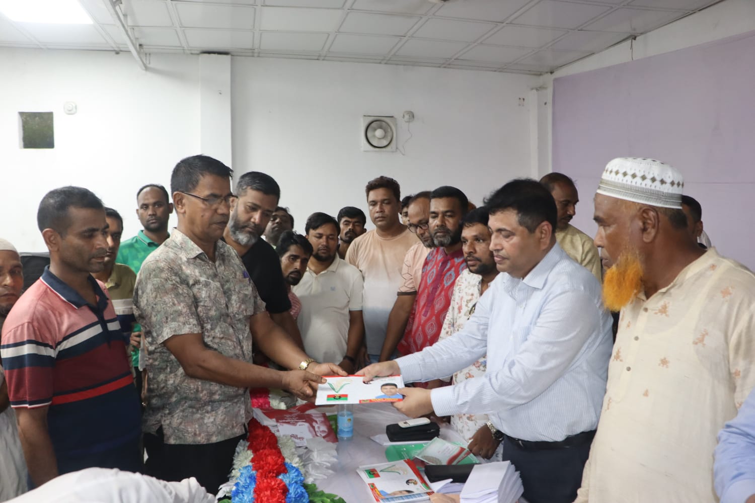 নেছারাবাদে শারদীয় শুভেচ্ছা ও মতবিনিময় সভা অনুষ্ঠিত