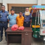 কাউনিয়ায় পুলিশের অভিযান: গাঁজা ও ইয়াবাসহ গ্রেপ্তার ৩