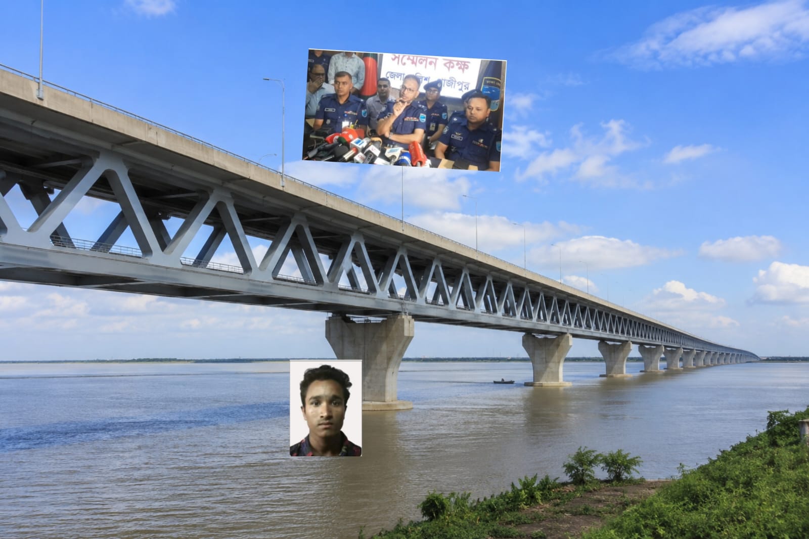 গাজীপুরে আলোচিত পাঁচ হত্যা মামলার আসামি ফোরকানের পদ্মা লাফ দিয়ে আত্মহত্যা