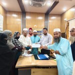 চাকরি রাজস্ব খাতে স্থানান্তরের দাবিতে দামুড়হুদায় ইসলামিক ফাউন্ডেশনের শিক্ষকদের মানববন্ধন