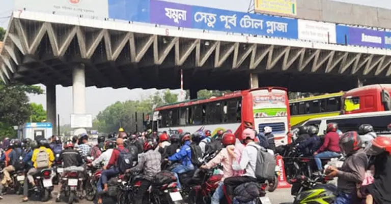 যমুনা সেতুতে ২৪ ঘণ্টায় প্রায় ৩ কোটি টাকা টোল আদায়